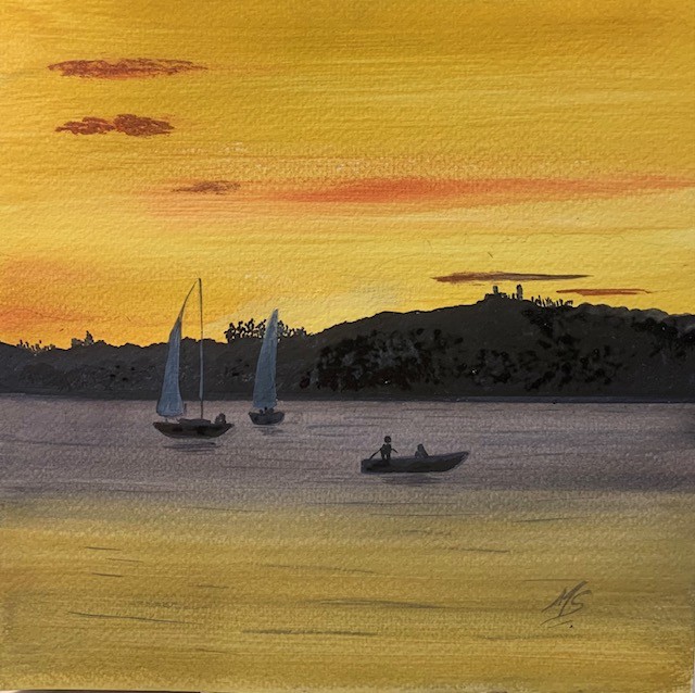 5 coucher de soleil sur lac italien 1