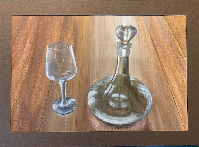 La carafe et le verre