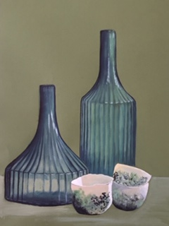 Verre sur vert